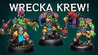 Painting the new Ork Wrecka Krew from Kill Team: Brutal and Cunning