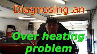 How to diagnose and repair an over heating problem on a Honda Civic