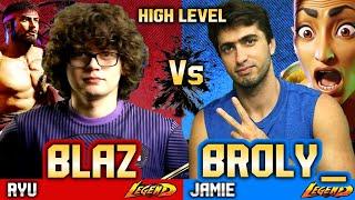  SF6 (Blaz vs BROLY_) - JAMIE Brolynho vs Ryu ▰ Street Fighter 6 Gameplay High Level