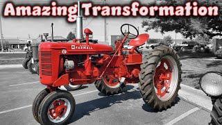 Amazing Farmall Super C Transformation at Antique Tractor Show