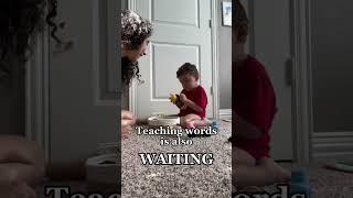 #speechtherapy #teachwords #toddleractivities