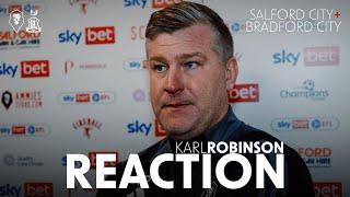 REACTION | Karl Robinson after Bradford defeat