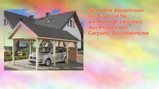 Skan Holz Abstellraum A6 für Carport 573 x