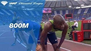 Donavan Brazier wins the 800 meters in Rome - IAAF Diamond League 2019