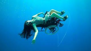 People Are Awesome This Woman Designs Wheelchair She Can Pilot Underwater - Deep Sea Diving