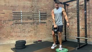 Kettlebell Box Step-Off | The Fitness Maverick Online Coaching