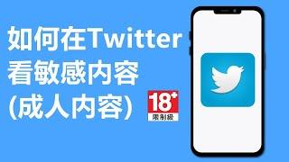 2024 如何在Twitter推特看敏感内容成人内容