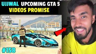 UJJWAL UPLOAD MULTIPLE GTA 5 VIDEOS | TECHNO GAMERZ GTA 5 NEW VIDEO #158 | UJJWAL GTA 5 NEW EPISODE