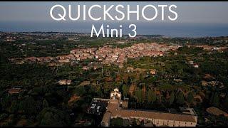 Dji Mini 3 Pro Quick Shots Tutorial