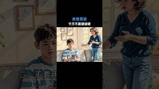 养育男孩千万不要硬碰硬，容易激起孩子的逆反心理。#男孩教育方法与技巧 #亲子教育 #孩子教育 #父母课堂 #教育