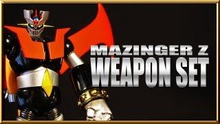SRC MAZINGER Z Weapons set with SCRANDER chogokin review