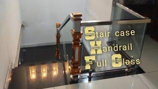 steel handrail glass work|new model|malappuram