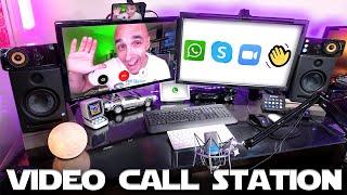 I Made The ULTIMATE Video Call station Out Of Junk