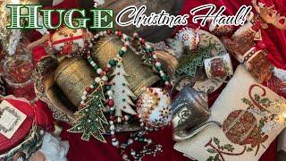 HUGE!! CHRISTMAS HOME DECOR HAUL | VINTAGE INSPIRED