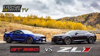 Mustang Shelby GT350R vs Camaro ZL1 - Rivalry | Everyday Driver TV Season 2