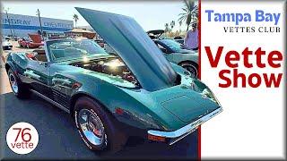 TWELVE C3s at Tampa Bay Vettes Show