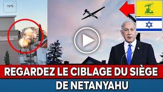 Israël, Hezbollah  Regardez un drone cibler la maison de Netanyahu… l’armée israélienne