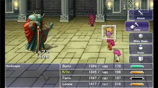 Final fantasy 5 : (pc) : part 107 : boss fight 45 : Azulmagia