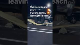 The WORST!! #soundever#leaving#thebeach#ifyourasurfer#crunch#broke#board#blitzclipstv