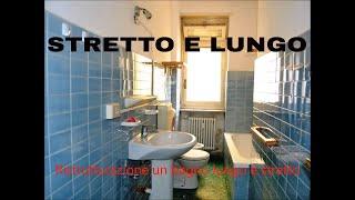 Ristrutturazione bagno stretto e lungo anni 60- prima e dopo lavori