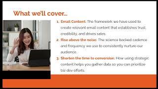 AMI webinar Strategic Email For Growth - Agency Management Tip for Owners