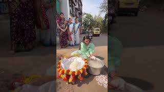 तांदूळ||प्राची दीदी चा लग्न|| DIYA GHARAT VLOGS️‍#PRACHIMESH #wedding #aagrikolivlog