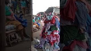 this is Asiyeye market inside lome togo  the place they sell clothes