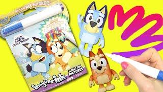 Bluey and Bingo Imagine Ink Activity Coloring Book with Magic Marker