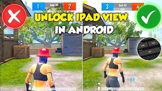 iPad View Pubg  HOW TO GETI IPAD VIEW in ALL ANDROID DEVICES  PUBG MOBILE