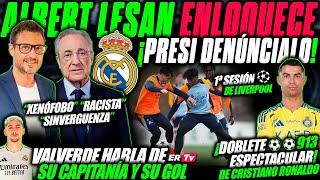  ALBERT LESAN CROSSES ALL LIMITS and MERCILESSLY INSULTS FLORENTINO PÉREZ "RACIST and XENOPHOBE"