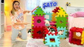 PARKURLU DEV KEDİ EVİ YAPTIK! ŞATO GİBİ OLDU | YAVRU KEDİMİZİ ÖLDÜ