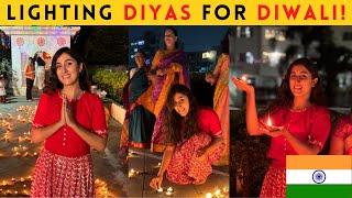 Lighting Up Diwali Together: Diyas, Celebrations & Firecracker | Indian Persian Couple