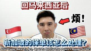 选错了吗?在新加坡工作时买了新加坡的保险~【Is Buying Insurance In Singapore A Wrong Choice?】