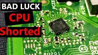 How to find out cpu problem acer laptop || bad luck short CPU laptop