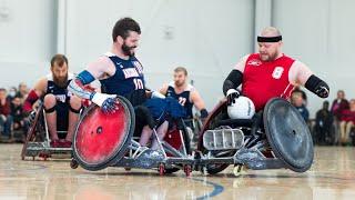 Wheelchair Rugby Action! (Photographer POV)