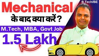 What to do After BTech Mechanical Engineering, After Mechanical Engineering Best Career Options