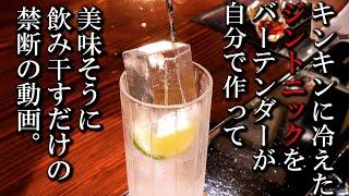 【ASMR?】ジントニックが飲みたくて堪らなくなる動画。