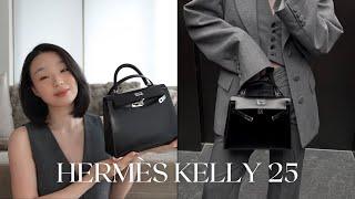 HERMÈS KELLY 25 REVIEW: Hermès Box Leather Review After Two Years!