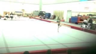 Caitlin saunders age 7 gymnastic floor routine