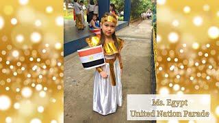 Ms. Egypt | United Nation parade | DYI Ms. Egypt costume | Grade 2