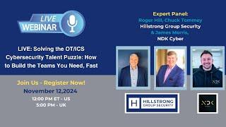 Solving the OT/ICS Cybersecurity Talent Puzzle: How To Build the Teams You Need, Fast