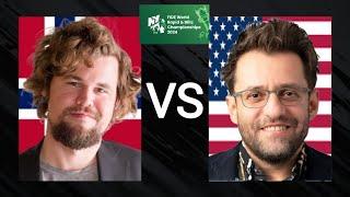 Magnus Carlsen vs Levon Aronian | FIDE World Blitz Chess Championship 2024 - Round 7