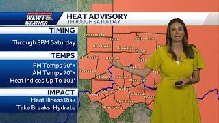 Heat advisory extended