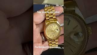 #auction #jewelry #rolex #rolexpresident #horology #watchaddict #watchcollector #vintagewatch