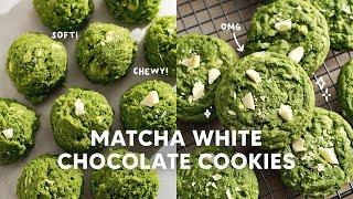 Matcha White Chocolate Cookies  one of my fave recipes EVER