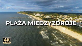 Plaża Międzyzdroje | Plaża w Międzyzdrojach z drona | Lato | LECE W MIASTO™ [4k]