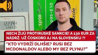 Milan Uhrík - Čaká nás toto aj na Slovensku? 130 eur za nádrž - Nech žijú protiruské sankcie!