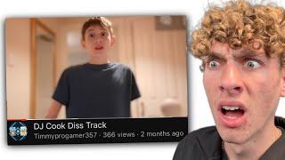 This KID made a DISS TRACK on me..