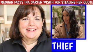 HOW LOW CAN SHE GO! Ina Garten ACCUSES Meghan Markle Of SHAMELESSLY COPYING HerQuote for Cookingshow