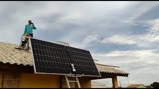 USINA SOLAR 4.0 MICRO INVERSOR HOYMILESELEVADOR ELETRICO METALON 50 X30